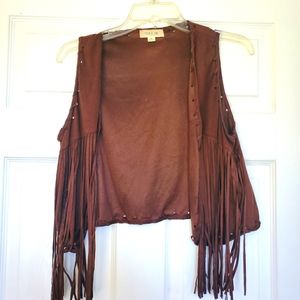 Boho Fringe Vest